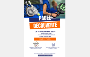 Découverte du PADEL